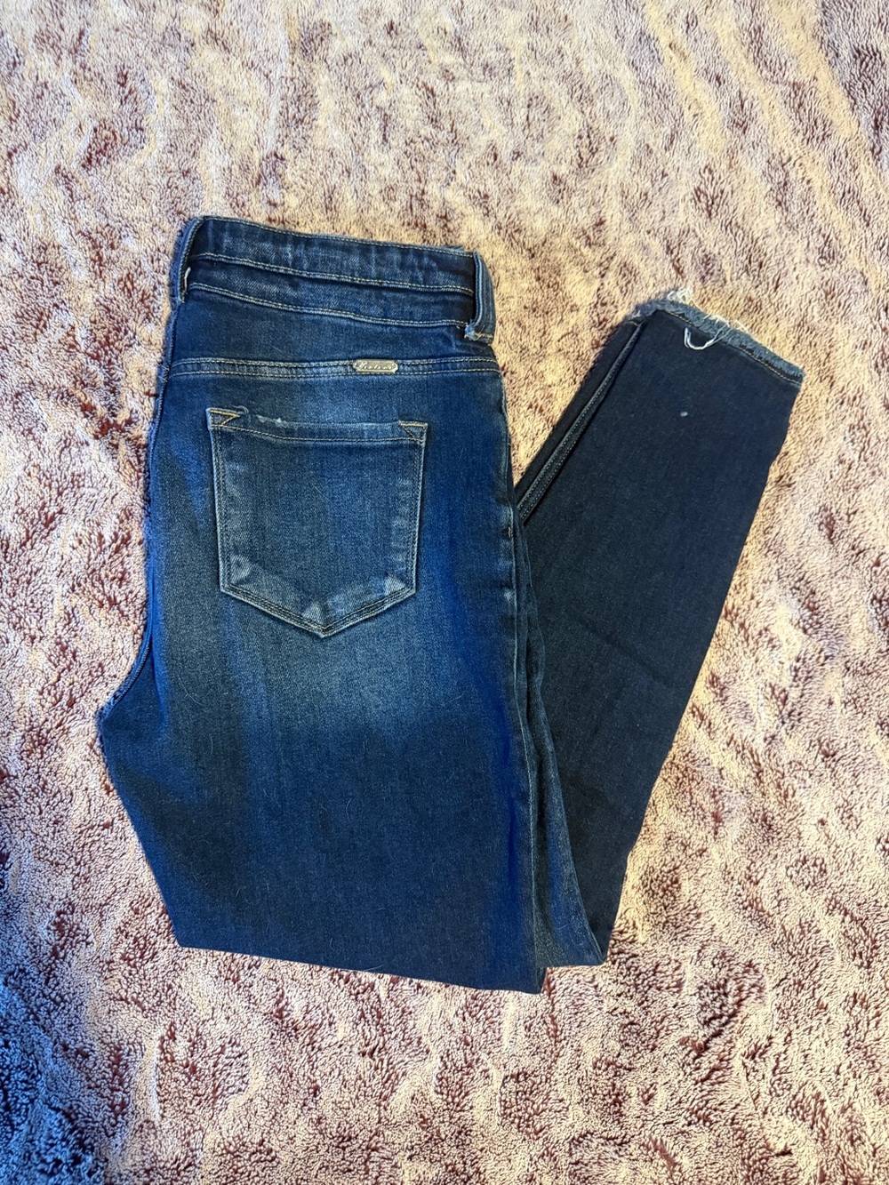 Kancan Dark Blue Women's Stretch Denim skinny Jeans